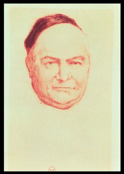 Portrait of Charles Augustin Sainte-Beuve by Armand Rassenfosse